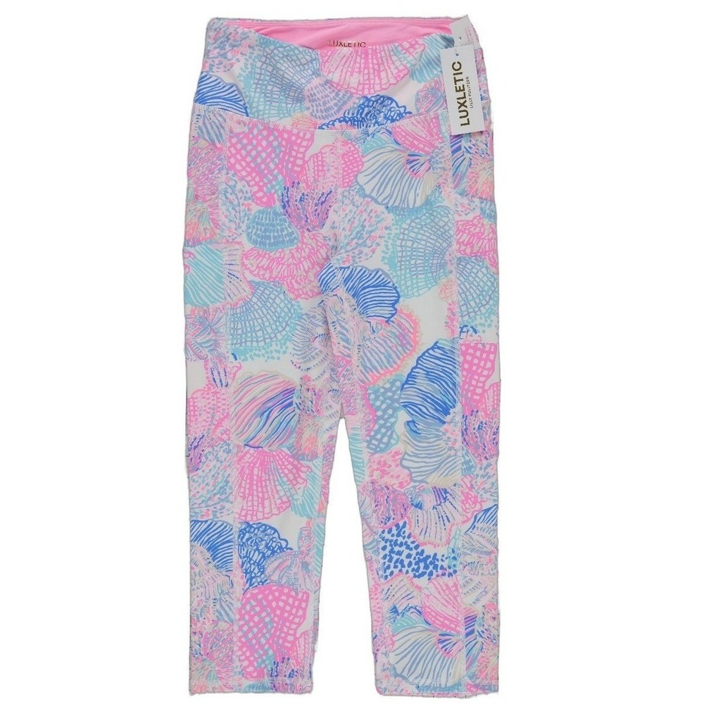 NWT Lilly Pulitzer Luxletic Weekender Highrise Crop Leggings Women's Size Medium